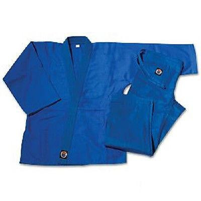 Blue Kimono Judo Gi Jiu Jitsu Uniform with White Belt - Sedroc Sports