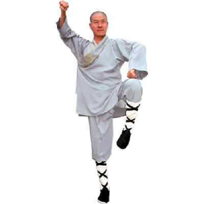 Shaolin Monk Robe Uniform Kung Fu Pants, Socks, Bindings, Meditation S –  Sedroc Sports