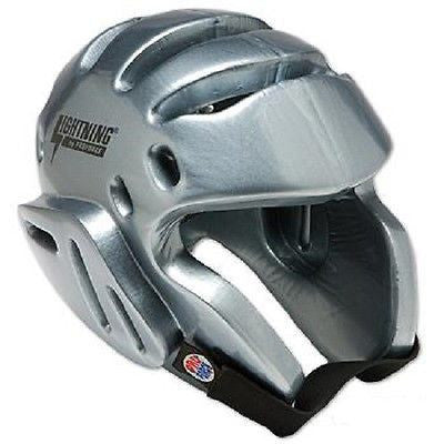 ProForce Lightning Sparring Head Guard / Headgear - Silver - L - Sedroc Sports