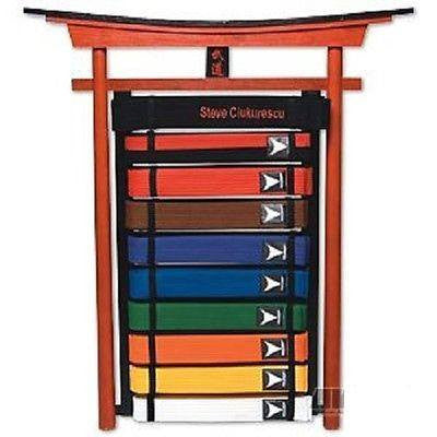 Karate Belt Holder Display Wall Mount Martial Arts Rack - Sedroc Sports