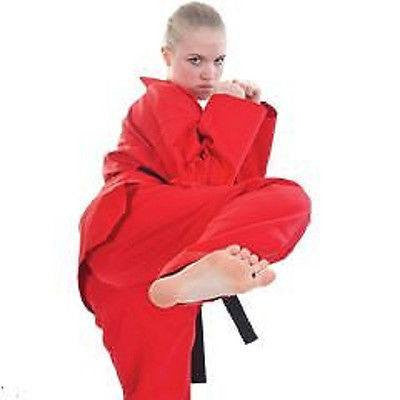 Tiger Claw Lightweight Tae Kwon Do Uniform TKD Gi - Red - Sedroc Sports