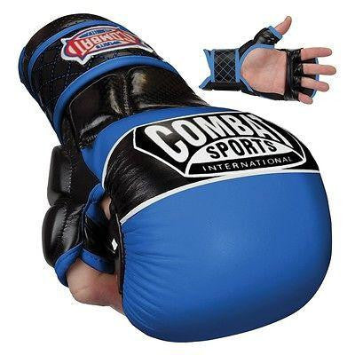 Combat Sports Max Strike MMA Training Gloves - Blue - Sedroc Sports