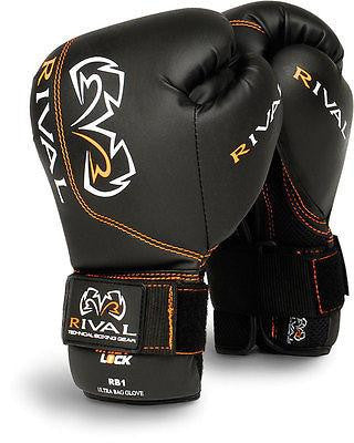 Rival Ultra Bag Gloves Boxing MMA Kickboxing  10 12 14 oz - Sedroc Sports