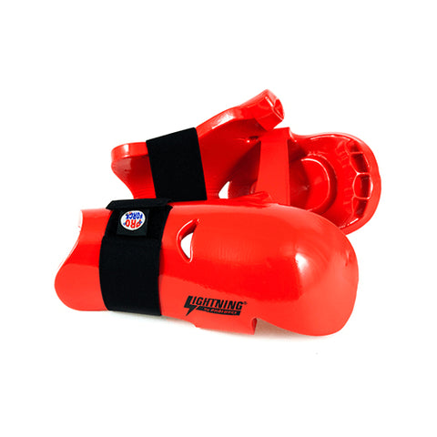 ProForce Lightning Karate Sparring Gloves Punches Kids Youth and Adult - Red - Sedroc Sports