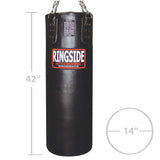 Ringside Soft Filled Leather 65 lb Heavy Bag with Chain and Swivel - Sedroc Sports