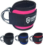 Sedroc Padded Ankle Strap D-Ring Attachment for Cable Machines Fits Men and Women - Sedroc Sports