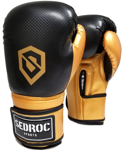 Sedroc Boxing Vortex Training Gloves - Gold - Sedroc Sports