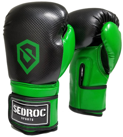 Sedroc Boxing Vortex Training Gloves - Green - Sedroc Sports