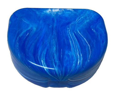 Sedroc Marble Mouthguard Case with Snap Lid