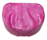 Sedroc Marble Mouthguard Case with Snap Lid