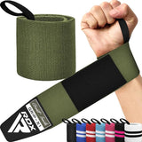 RDX W3 IPL USPA Approved Powerlifting Wrist Support Wraps with Thumb Loops OEKO-TEX Standard 100 certified