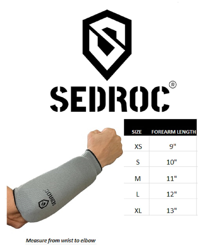 Sedroc Elite Forearm Guards Padded Arm Sleeves for Martial Arts
