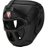 RDX T1 HeadGuard with Removable Face Cage Protective Boxing & MMA Sparring Headgear