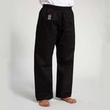 ProForce Gladiator 6 oz. Karate Pants (Elastic Drawstring) - Black