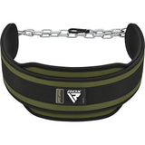 RDX T7 Weight Training Dipping Belt With Chain Heavy Duty Strength Workout Accessory
