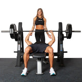 Fitness First Bench Press with Olympic Weight Plate Storage - Sedroc Sports