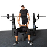 Fitness First Bench Press with Olympic Weight Plate Storage - Sedroc Sports