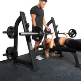 Fitness First Bench Press with Olympic Weight Plate Storage - Sedroc Sports