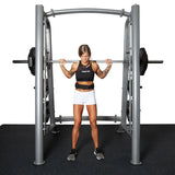 Fitness First Smith Machine with Olympic Weight Plate Storage