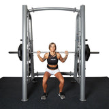 Fitness First Smith Machine with Olympic Weight Plate Storage