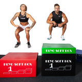 Fitness First Stackable Soft Plyo Boxes - Sedroc Sports
