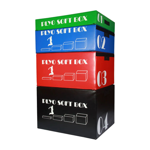 Fitness First Stackable Soft Plyo Boxes - Sedroc Sports