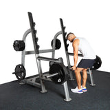 Fitness First Squat Rack with Olympic Weight Plate Storage - Sedroc Sports