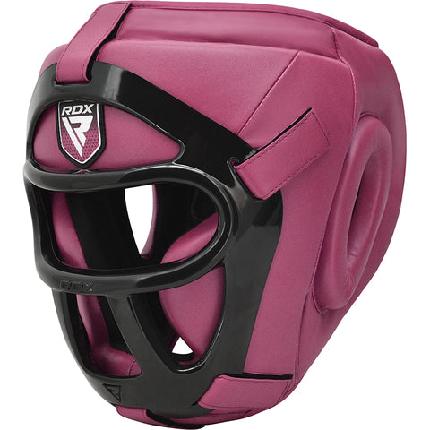 RDX T1 HeadGuard with Removable Face Cage Protective Boxing & MMA Sparring Headgear