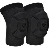RDX MMA Knee Pads Protective Compression Support Gear for Training and Sparring