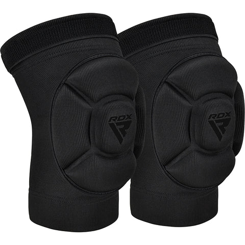 RDX MMA Knee Pads Protective Compression Support Gear for Training and Sparring