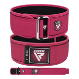RDX RX1 4inch Weight Lifting Belt for Women – Supportive Powerlifting Fitness Belt