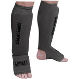 Combat Sports Washable MMA Elastic Cloth Shin & Instep Padded Guards - Sedroc Sports
