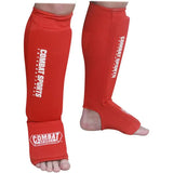 Combat Sports Washable MMA Elastic Cloth Shin & Instep Padded Guards - Sedroc Sports
