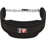 RDX T7 Weight Training Dipping Belt With Chain Heavy Duty Strength Workout Accessory