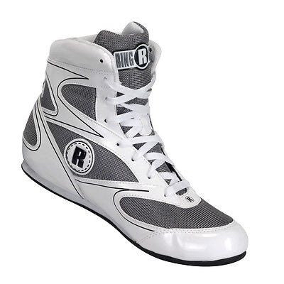 Ringside Diablo Low Top Boxing Shoes - White - Sedroc Sports