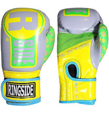 Ringside Boxing Apex Fitness Bag Gloves - Yellow / Neon Green - Sedroc Sports