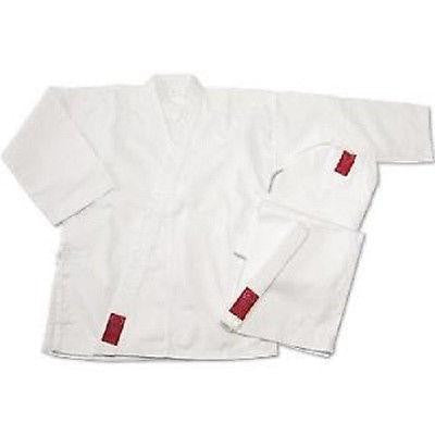 ProForce Gladiator Student Karate Uniform Gi w/ Belt Adult Child - White - Sedroc Sports