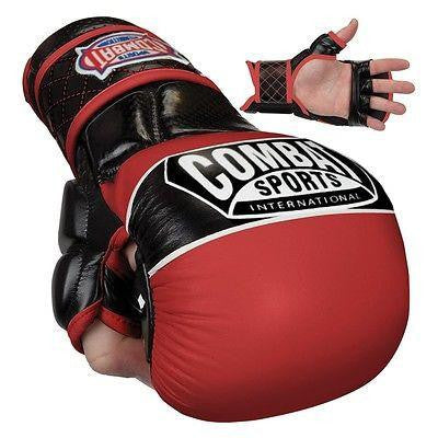 Combat Sports Max Strike MMA Training Gloves - Red - Sedroc Sports