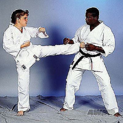 Proforce 8 oz. Medium Weight Karate Uniform Gi w White Belt Adult Child Supplies - Sedroc Sports