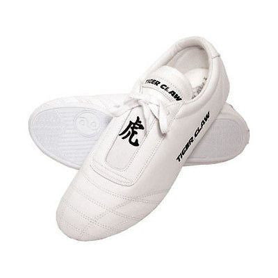 Tigerclaw Martial Arts Shoes Low Top Karate Kung Fu Training Sneakers - White - Sedroc Sports
