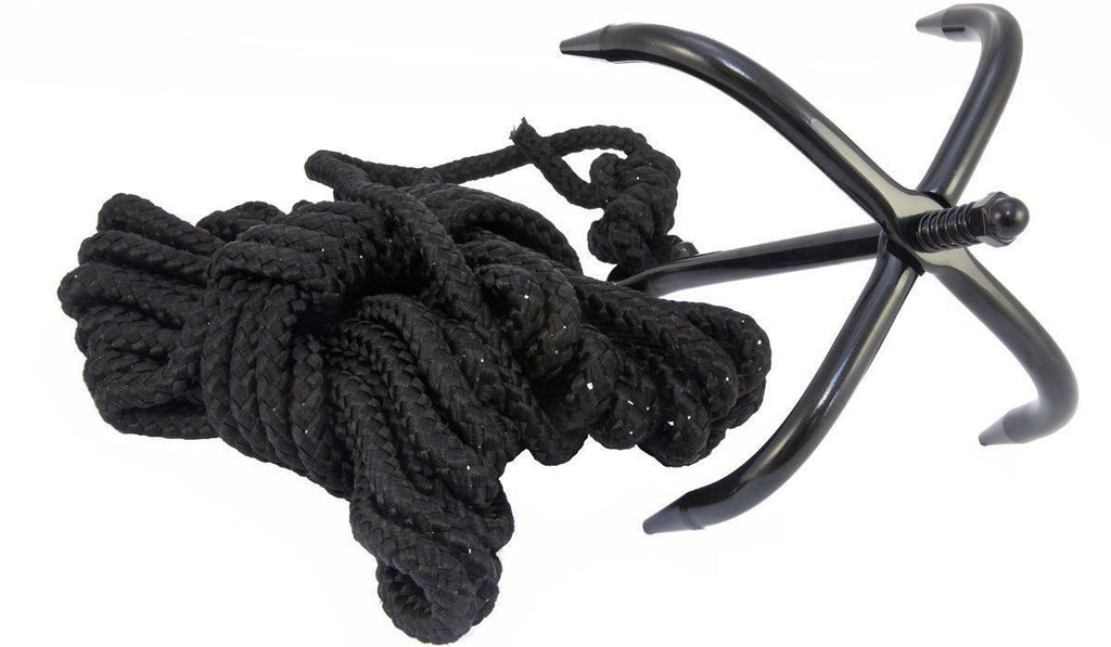 Ninja Collapsible Steel Grappling Hook with Nylon Rope