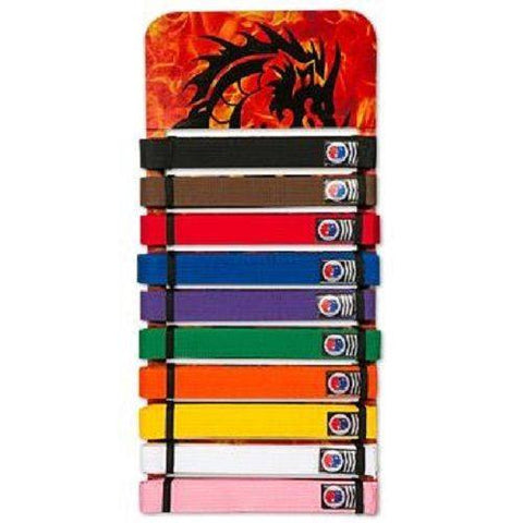 Proforce Dragon Fire Rank Belt Display Rack Wall Mount - Sedroc Sports