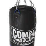Combat Sports 100 lb. Leather Muay Thai Heavy Bag - Filled - Sedroc Sports