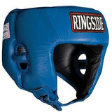 Ringside Competition Boxing Headgear Headguard No Cheeks Black Blue Red S L XL - Sedroc Sports