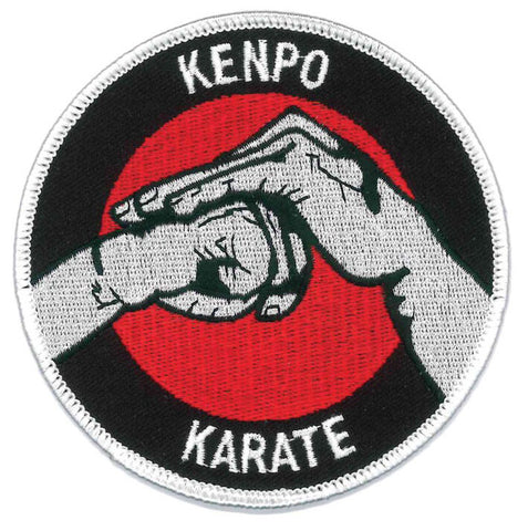 Kenpo Karate Fist Sew On Patch for Uniforms Bags Hats Jackets Backpacks Clothing - Sedroc Sports