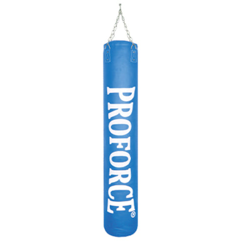 ProForce Ultra Muay Thai Heavy Punching Bag with Chain and Swivel - Filled - Blue