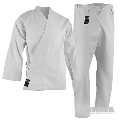 ProForce 12 oz. Karate Uniform Gi - 100% Cotton - White - Sedroc Sports