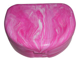 ProForce Marble Design Mouthguard Case - Pink/White - Sedroc Sports