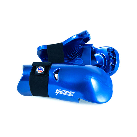 ProForce Lightning Karate Sparring Gloves Punches Kids Youth and Adult - Blue - Sedroc Sports
