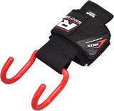RDX Weightlifting Anchor Gym Hook Straps - Red - Sedroc Sports